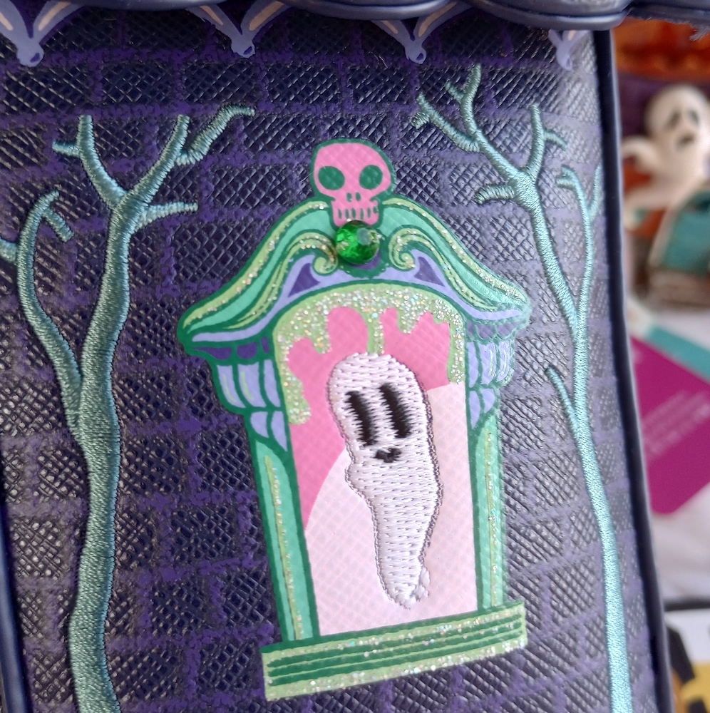 WALLET SOLD Vendula London Hallowee Cat Dracula's Haunted House Bag - Picture 8 of 16